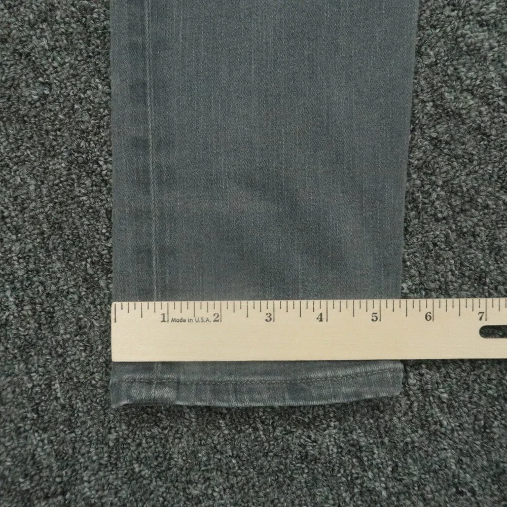 rag &‎ bone Jeans Men 33x35 Silver Gray Fit 1 Skinny 5 Pocket Button